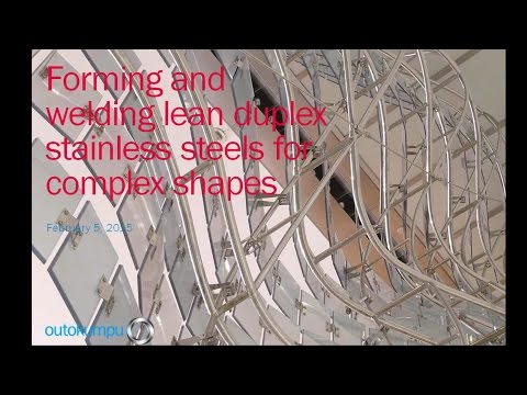 Tạo hình và hàn thép không gỉ kép tinh gọn cho các hình dạng phức tạp - Hội thảo trên web - Trailer YouTube
