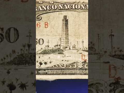 La Plaza Cívica el elemento central de este billete de Cuba #plaza #billete #cuba #notafilia #colecc