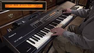 Video thumbnail for Roland XV-88 synthesizer demo by Dan Bennett