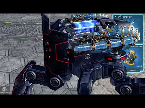 Fortified Super Raijin With Huge Upgrades - Spider Bot With Enhanced Armour Smashing Through Enemies