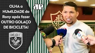 ‘Ter feito esse gol foi…’: Olha como Rony foi humilde após bicicleta contra o Fluminense