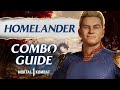 Homelander Combo Guide Mortal Kombat 1