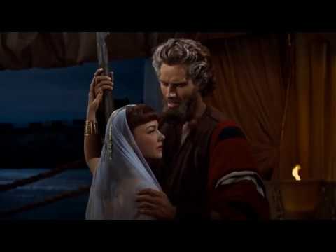 Moses Meets Nefretiri - The Ten Commandments 1956