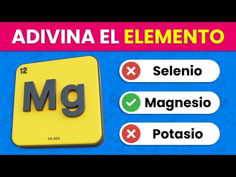 Adivina el Elemento por su SÍMBOLO QUÍMICO 👩‍🔬⚗️🧑‍🔬| Tabla Periódica de los Elementos ✅