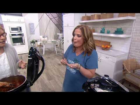 NuWave 8-qt Nutri-Pot Pressure Cooker with Pot, Glass...