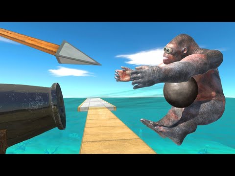 Who Can Overcome Ballista and Cannon Bridge - Animal Revolt Battle Simulator