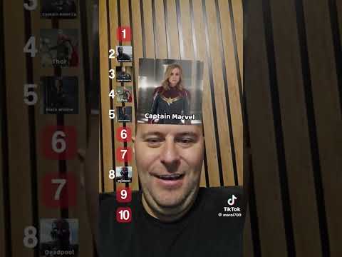 Marvel hero ranking by maroi #maroi #funny #shorts #viralvideo
