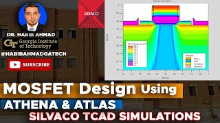 Silvaco TCAD Step-by-Step Tutorial || MOSFET Design with ATHENA & ATLAS! 🔍️🚀 🔬💻️#mosfet #tcad