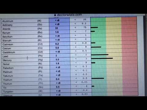 Heavy Metals Testing 3.0 Results after Chelation Therapy Protocol (Part 2/2)