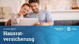 Hausratversicherung | TV Folge aus Expertentipp der Woche