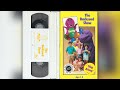 Barney The Backyard Show 1988 1992 VHS Release White VHS