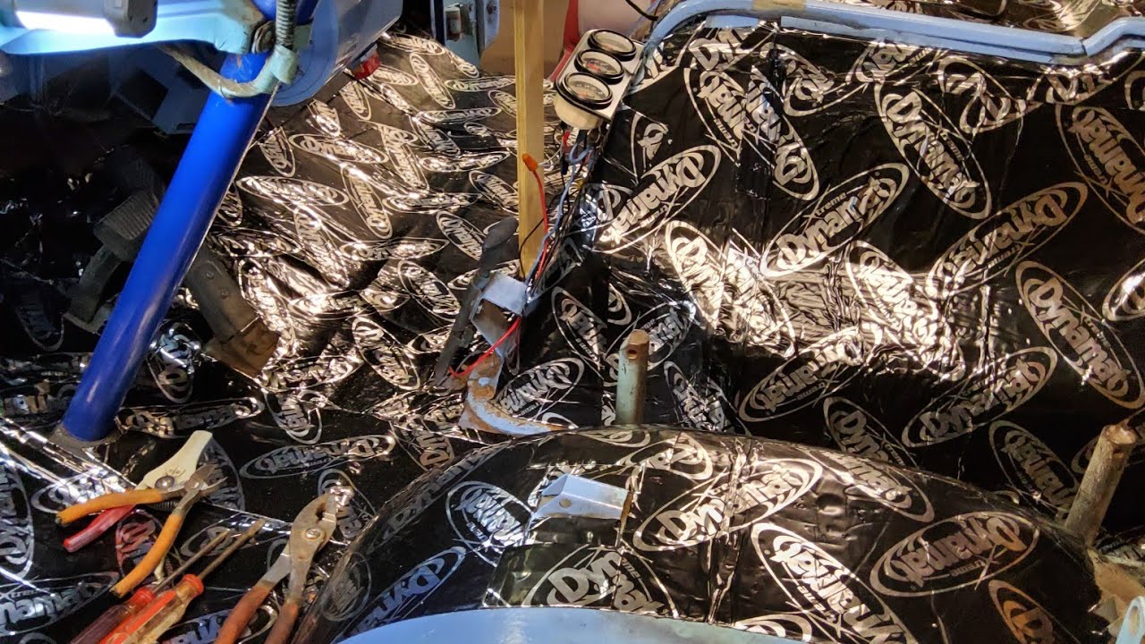 Dynamat sound deadening and a shipping rant! the lights are at Home Depot!!!