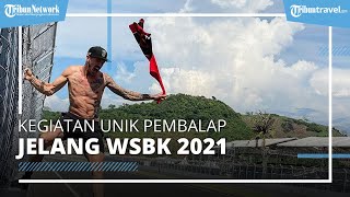 Jelang WSBK 2021 Pembalap Internasional Nikmati Pesona Mandalika, Berselancar hingga Cabuti Rumput