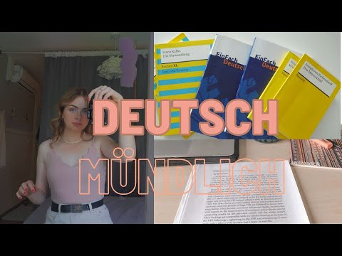 DEUTSCH MÜNDLICHES ABITUR Vorbereitung+ Ablauf// Emily Rose