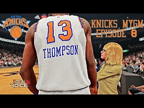 NBA 2K15 PS4 Knicks MyGM - Thompson Video Bomb! (EP.8)