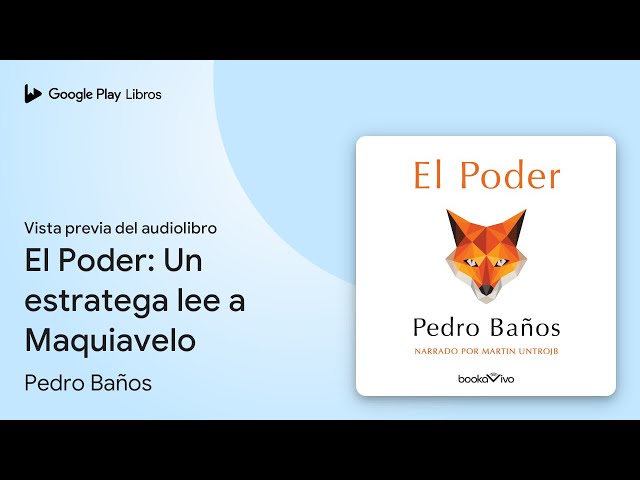 Vídeo relacionado con El poder. Un estratega lee a Maquiavelo: Incluye nueva traducción de El príncipe de Maquiavelo (Campaña Ahora por menos)