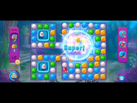 Fishdom Super Hard Level 12243 (with Double Lightning Booster) @choraelmin