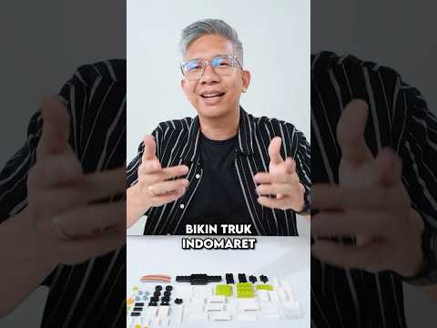 MAKE AN INDOMARET TRUCK FROM BRICKS!!