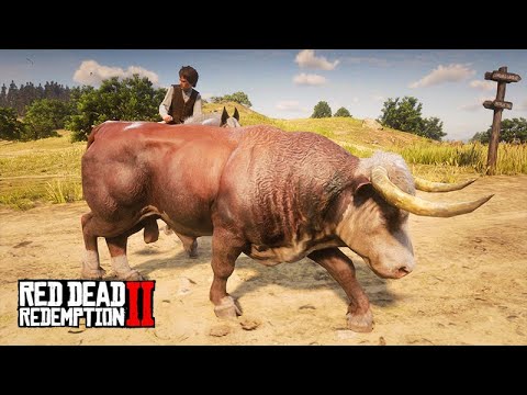 PLAYING WITH JACK I went to get a BULL for the farm - Red Dead Redemption 2