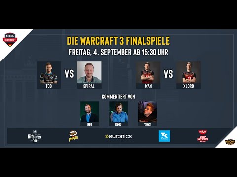 WC3 - ESL Meisterschaft - Finalspiele - ToD vs. Spiral, WaN vs. XlorD und das große Finale