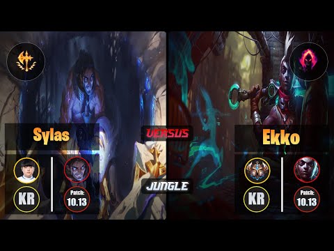 Canyon SYLAS (Jungle) [Conqueror] VS EKKO - Challenger KR Patch 10.13
