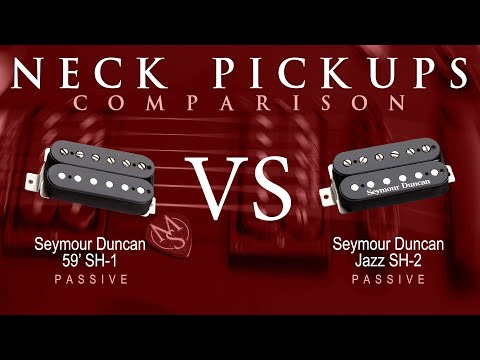 Seymour Duncan 59' SH-1 vs JAZZ SH-2 - Passive Neck Pickup Guitar Tone Comparison Demo