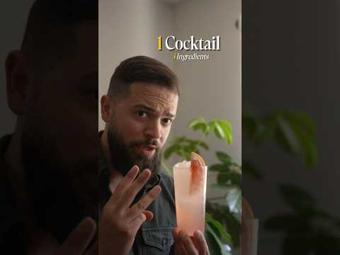 1 Cocktail 3 Ingredients- The Paloma from my POV #cocktail #drink #recipe