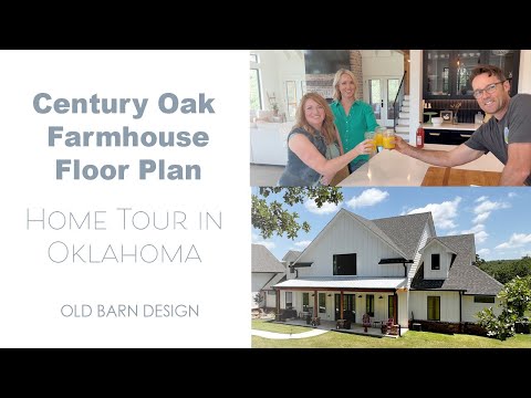 Oklahoma Century Oak Plan Home Tour |  Old Barn Design