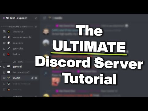How to Fully Setup the ULTIMATE Discord Server!