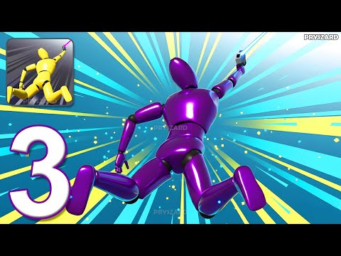 Grapple Hook Hero : Zip Action - Gameplay Walkthrough Part 3 - New Update (iOS, Android)