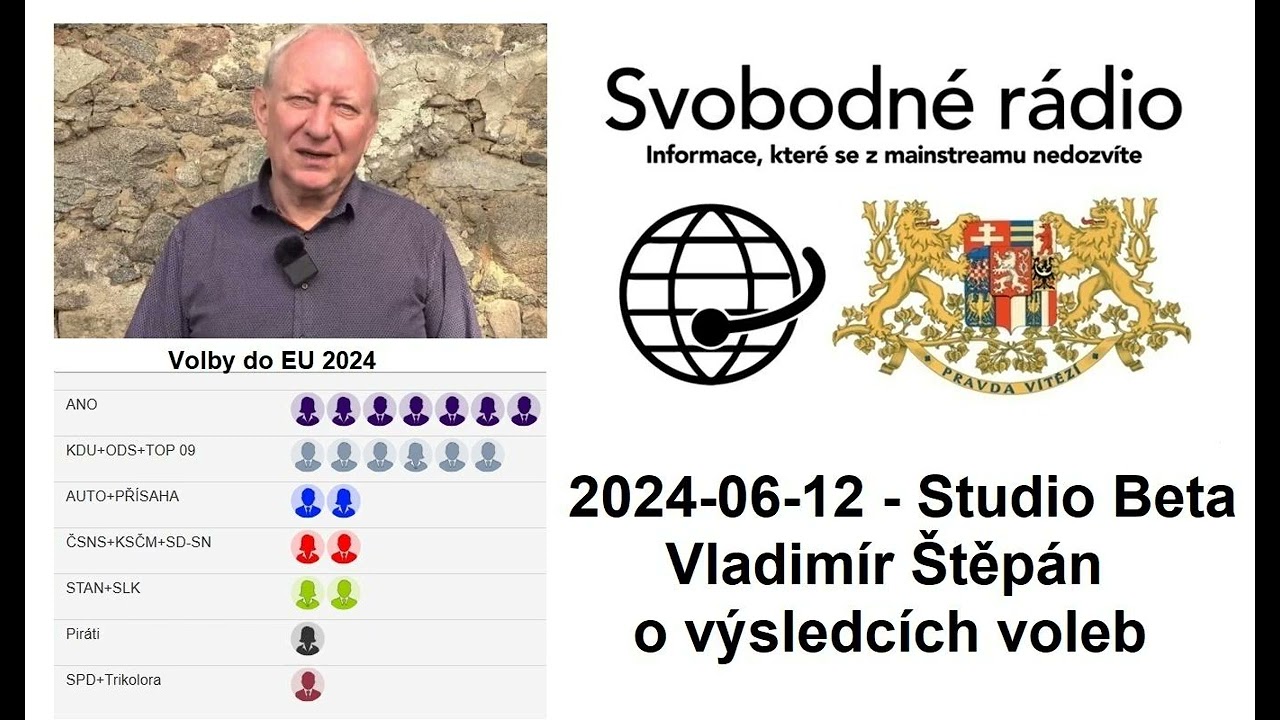 2024-06-12 - Studio Beta -  Vladimír Štěpán o výsledcích voleb.