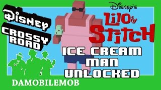 ★ DISNEY CROSSY ROAD Secret Characters | ICE CREAM MAN Unlock (Lilo and Stitch Update)