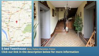5-bed Townhouse for Sale in Mons, Poitou Charentes, France on frenchlife.biz