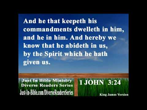Bible Book 62  1 John Complete   King James 1611 KJV Read Along   Diverse Readers Dramatized Theme
