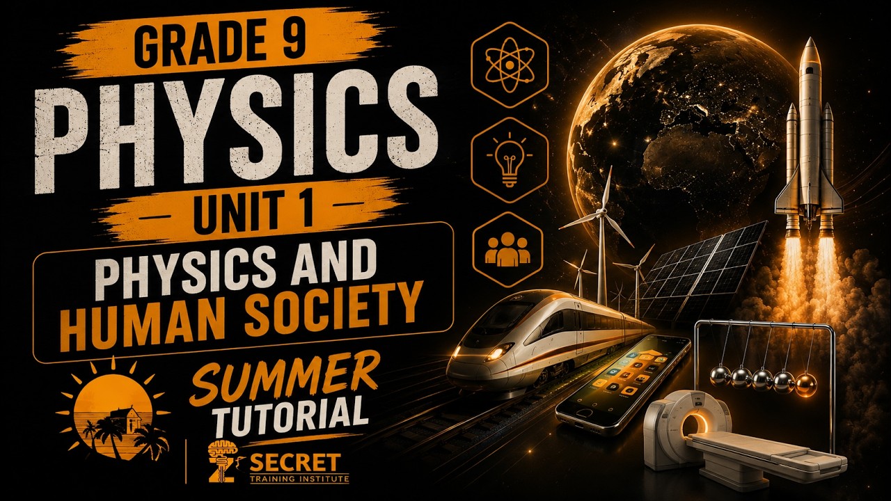 Grade 9 Physics Unit 1: Physics and Human Society | summer Tutorial | Sample Tutorial