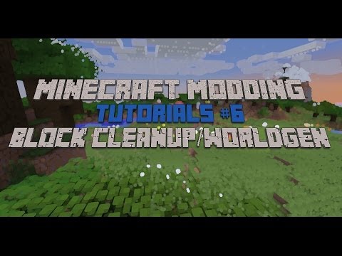 Neale Gaming - Minecraft Modding Tutorial 1.7.2 #6 - Block Cleanup and WorldGen
