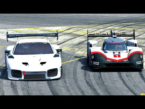2019 Porsche 935 vs Porsche 919 EVO at Top Gear Track