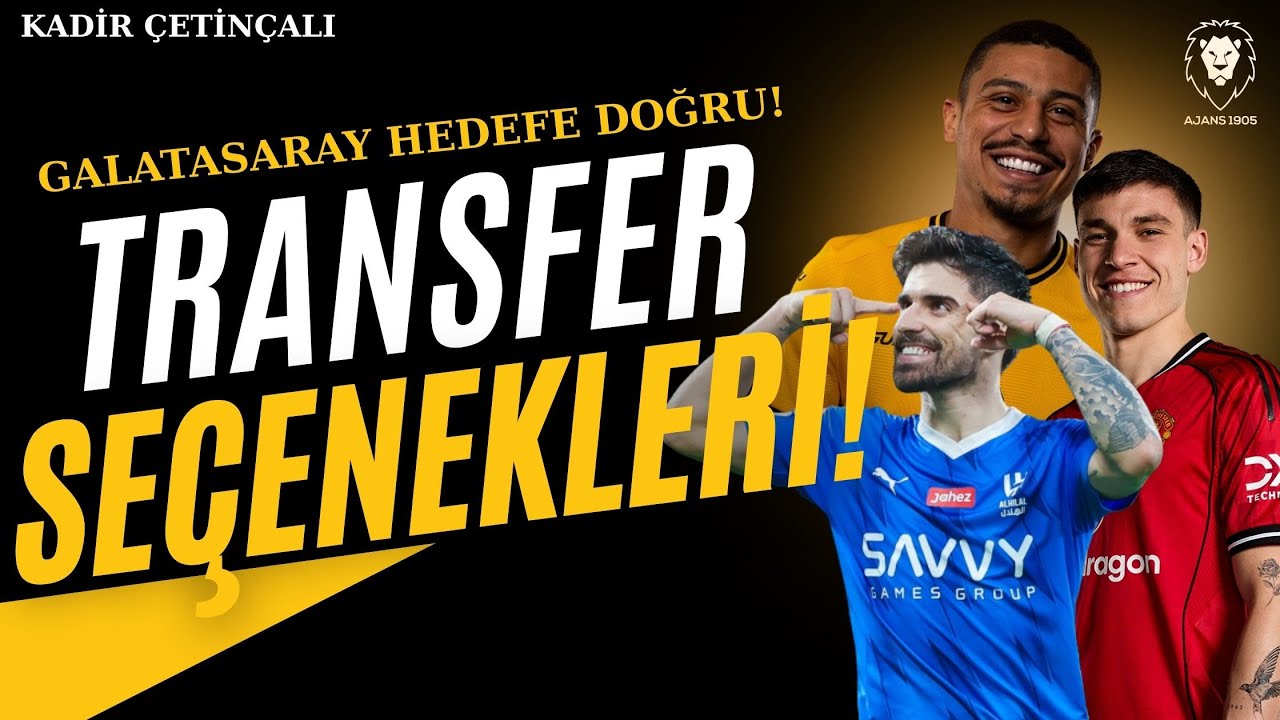 Galatasaray Transfer Seçenekleri : Andre, Ruben Neves, Ugarte | Galatasaray HEDEFE Doğru | Icardi