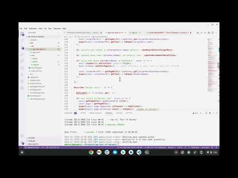Porting Tour of Heroes' "Initial Page" E2E Tests to WDIO