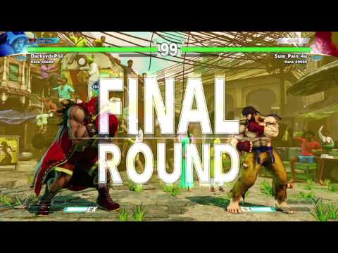 Street Fighter V: Balrog Premiere MP pt14 - Toe-To-Toe w/Bearded Ryu