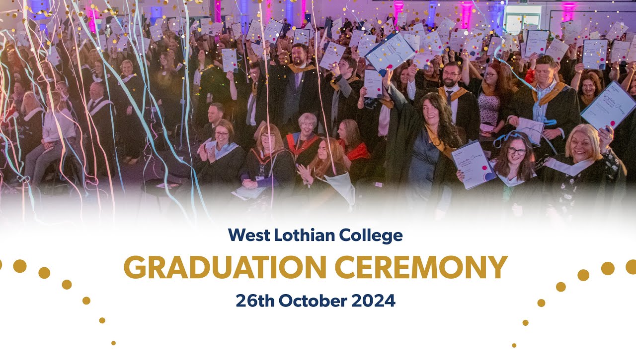 West Lothian College Graduation Ceremony 2024