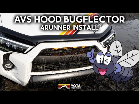 AVS Hood Bug Deflector | Toyota 4Runner Installation