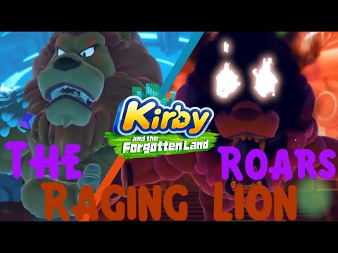 Lab Discovera/Forgo Land Mix - The Raging Lion Roars W. Lyrics - Kirby and the Forgotten Land Cover