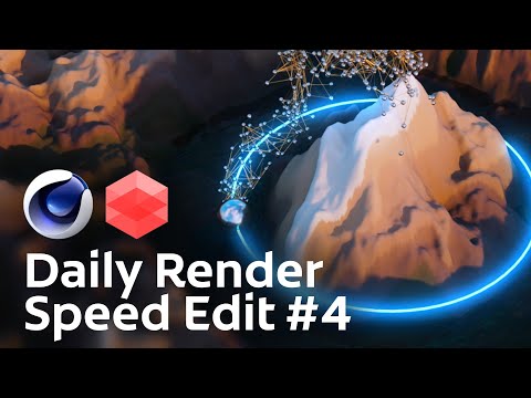 Daily Render Speed Edit #4 - Cinema4D - Redshift - Terraformfx