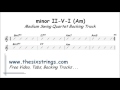 Minor II-V7-I Jazz Backing Track (Amin) - 214 Medium Swing Quartet