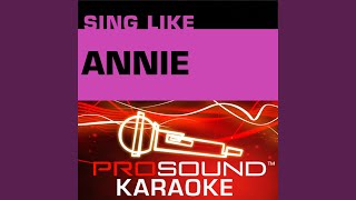It's A Hard Knock Life (Karaoke Lead Vocal Demo) (In the Style of Annie)