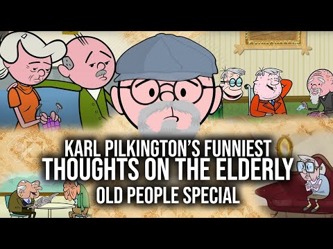 Karl Pilkington's Funniest Thoughts On The Elderly | Compilation, Old People Special