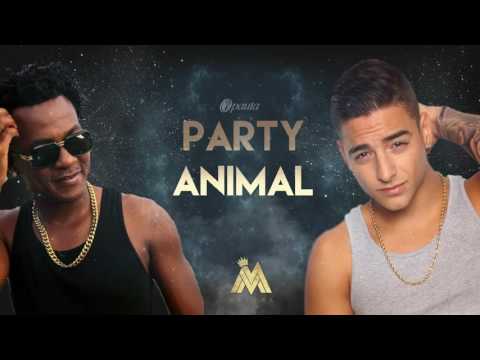 Party Animal Remix - Charly Black ft. Maluma - J balvin - kevin roldan (lyric video)