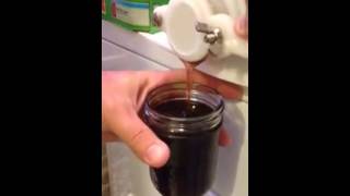 Blue Honey harvested in Harnett County NC