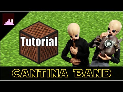 Cantina Band from Star Wars Minecraft Noteblock Tutorial